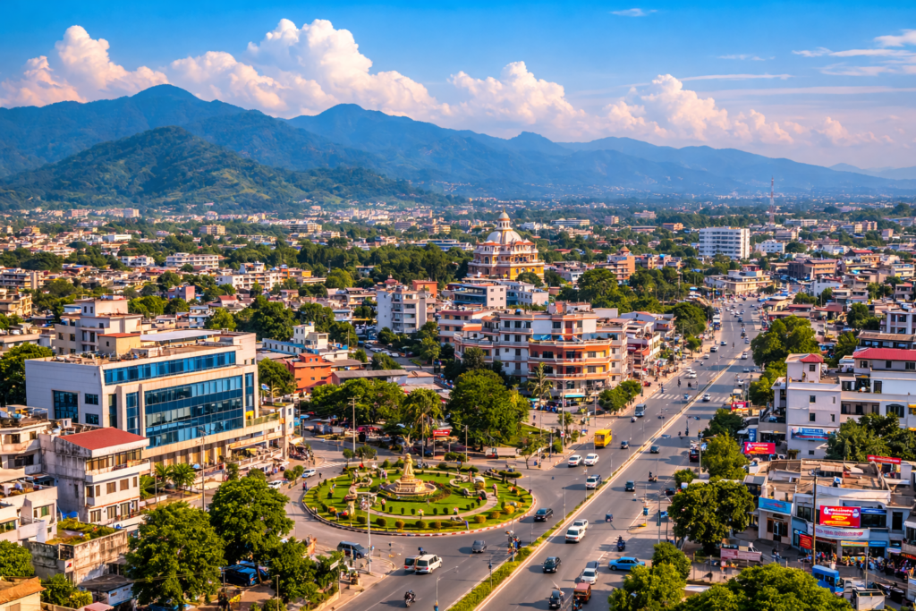 Real estate in Uttarakhand Haldwani with modern residential and commercial property options